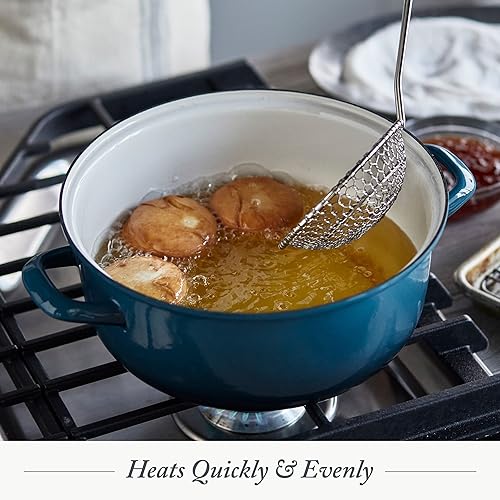 Vista 63 de Merten & Storck - Horno holandés de hierro esmaltado alemán color azul Azul Caribe