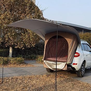 Amazon | カーサイドタープ 軽自動車 車中泊用 ? タープ カーサイド
