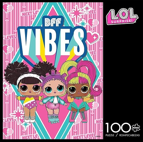 Miniatura 3 de Buffalo Games - LOL - BFF Vibes - Rompecabezas de 100 piezas para familias -Rompecabezas desafiante perfecto para noches de juego - El tamaño final