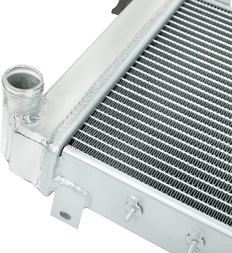 Miniatura 68 de Radiador de aluminio de 3 filas compatible con Toyota Land Cruiser 1958-1984 3.9L 4.2L FJ40 FJ45 Series L6 Entrada superior: 1.50 pulgadas. Salida