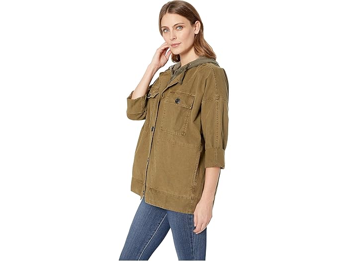 lucky brand hooded utility jacket