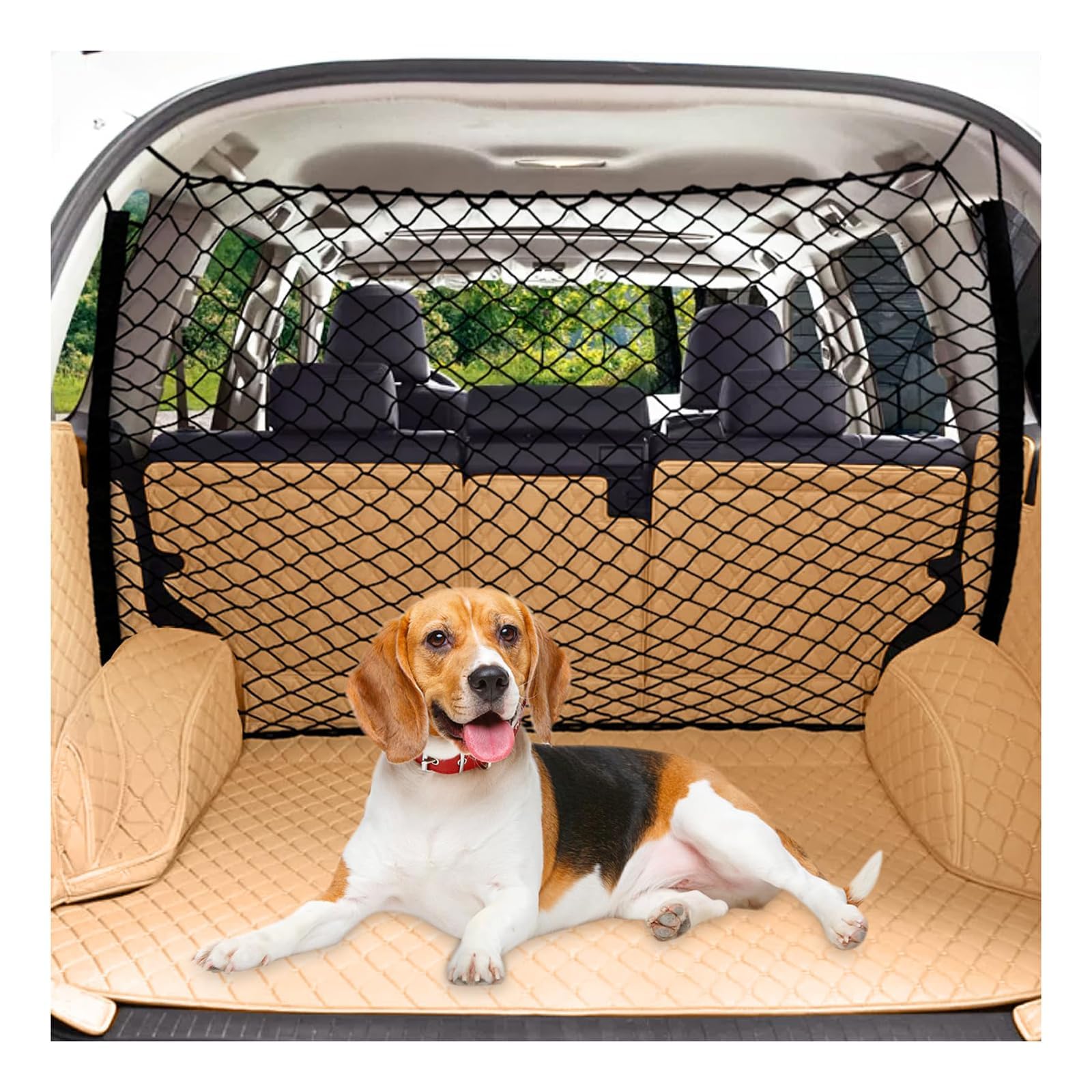 Car Boot Dog Guard Barrier Net For Tesla Model Y (2021-2026)