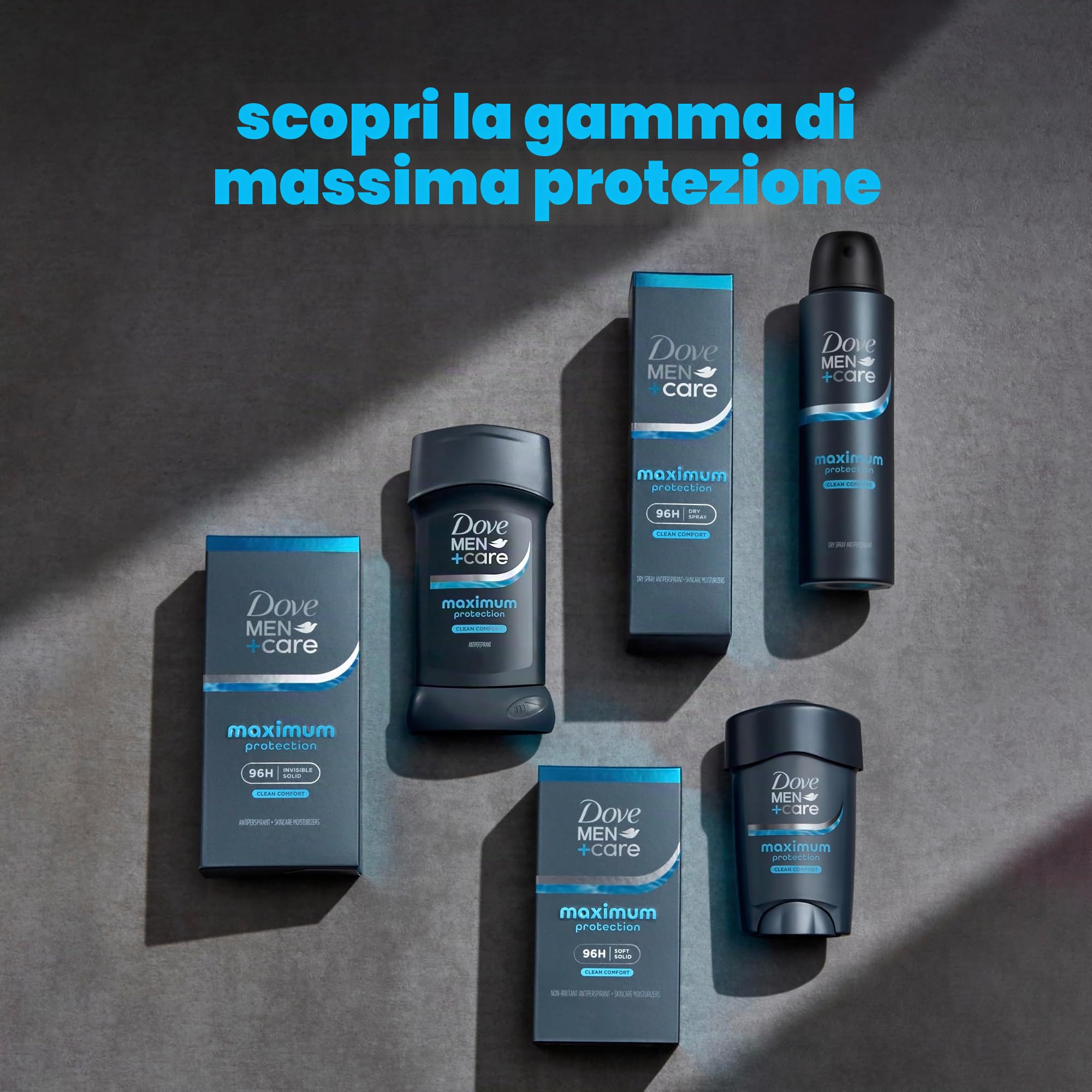 Men + Care Le Propre du Confort - Antitraspirante e Deodorante solido da uomo, protezione clinica, 50 ml