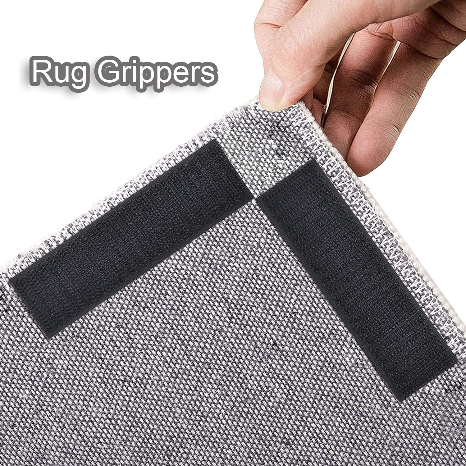 15-Pack 2" X 4" Foliage Green Hook & Loop Strips – Nylon Adhesive Backed Heavy Duty Fasteners For Home, Office, School & Craft DIY