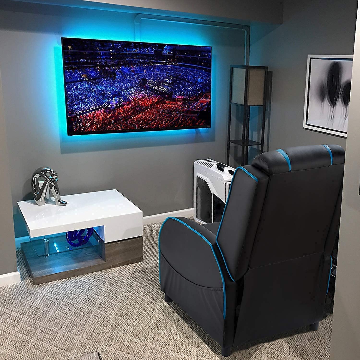 Homall Gaming Recliner Chair Racing Style Single Living Room Sofa