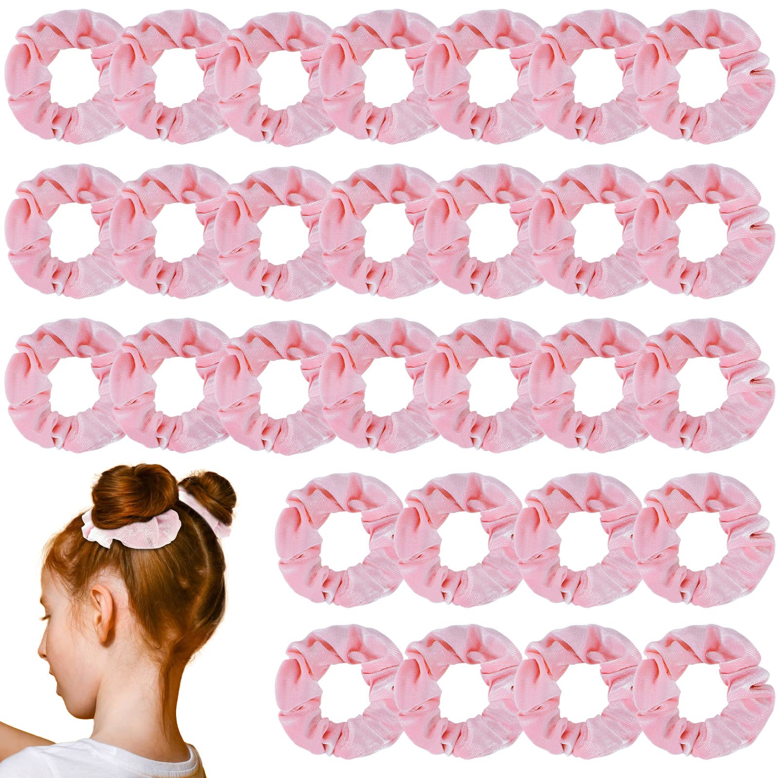 Amazon.com : Juexica 50 Pcs Pink Velvet Scrunchies Bulk for 