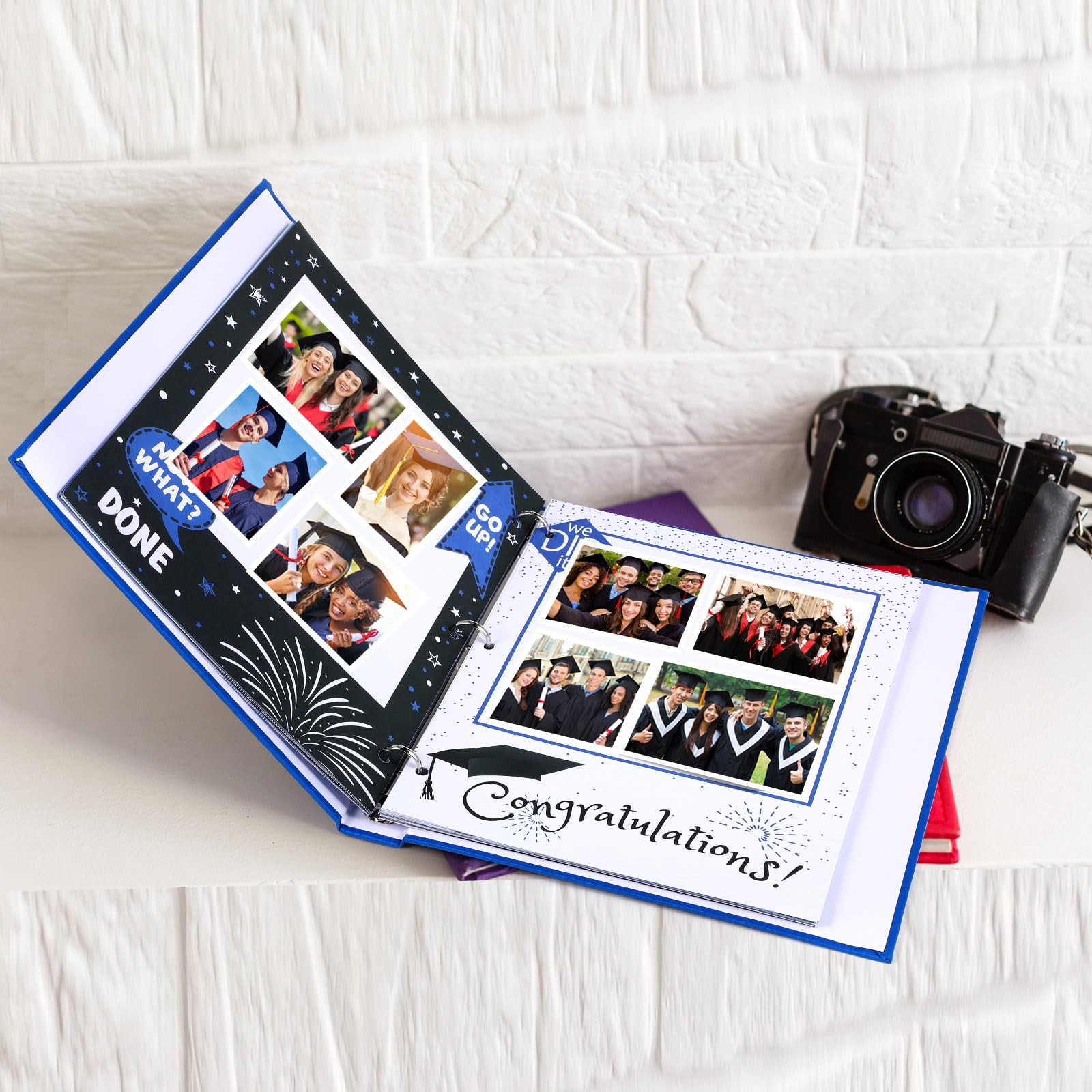 Amazon.co.jp: Pasimy 卒業スクラップブックキット フォトアルバム 8.3