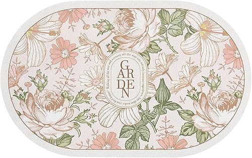 Super Absorbent Floor Mat - Super Soft Quick-Drying Non-Slip Bath Mat Rug, Ideal for Kitchens & Bathrooms