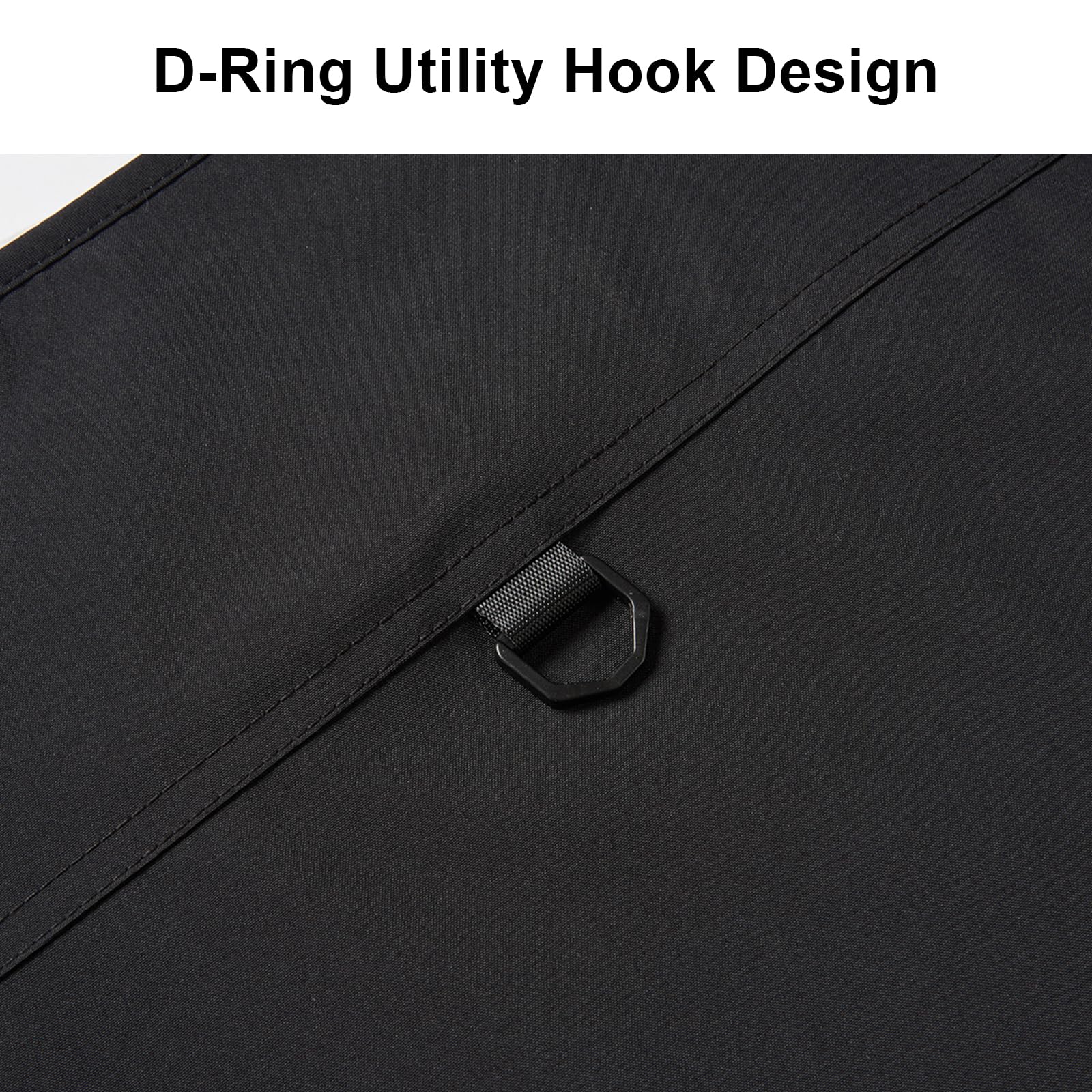 HYCOPROT Chaleco de Pesca para Hombre Outdoor Viaje Chaleco Casual Sin Mangas Ligero Impermeable Chaqueta Cargo Utility Abrigo de Invierno con 5 Bolsillos para Caza Senderismo Entrenamiento Escalada