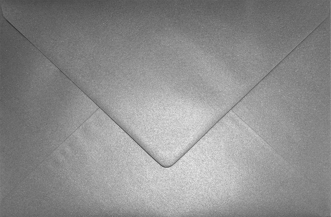 Netuno 25 Dark Grey Pearl envelopes C5 162 x 229 mm 6.4 x 9 in 120gsm Aster Metallic Grey Pearlescent Invitation Envelope Large Shimmer envelopes for A5 Letters Wedding Invitations brochures — image 1