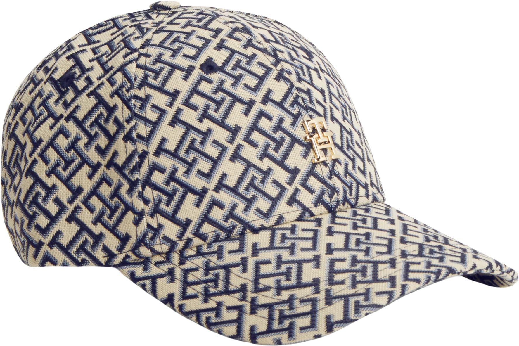 Tommy Hilfiger Damen Cap Monogram mit Monogramm-Print, Blau (Space Blue), Einheitsgröße
