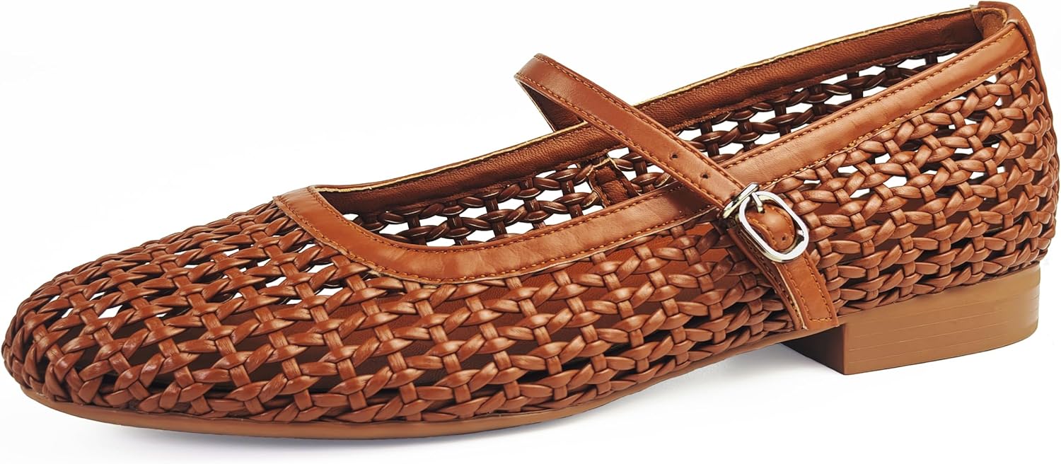 Hand Woven Mesh Flats Women - Ultra Soft Arch Support