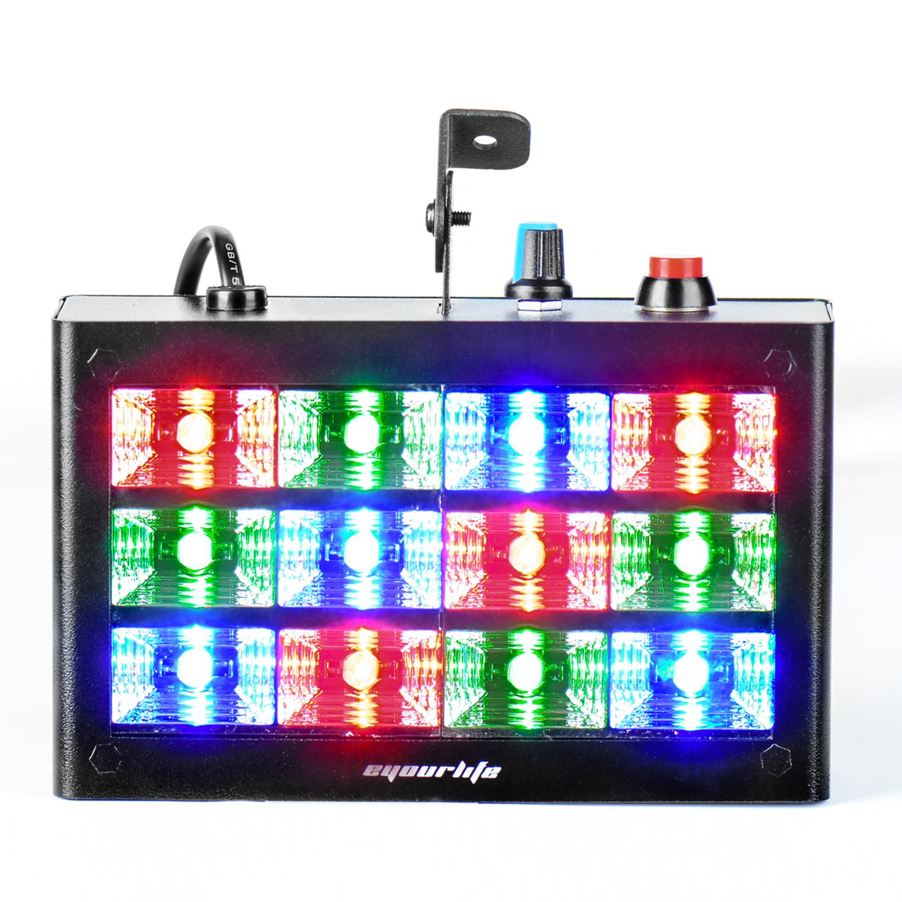 Buy Strobe Lights, Eyourlife Strobe Light 12 LED 60 Watt RGB Flash