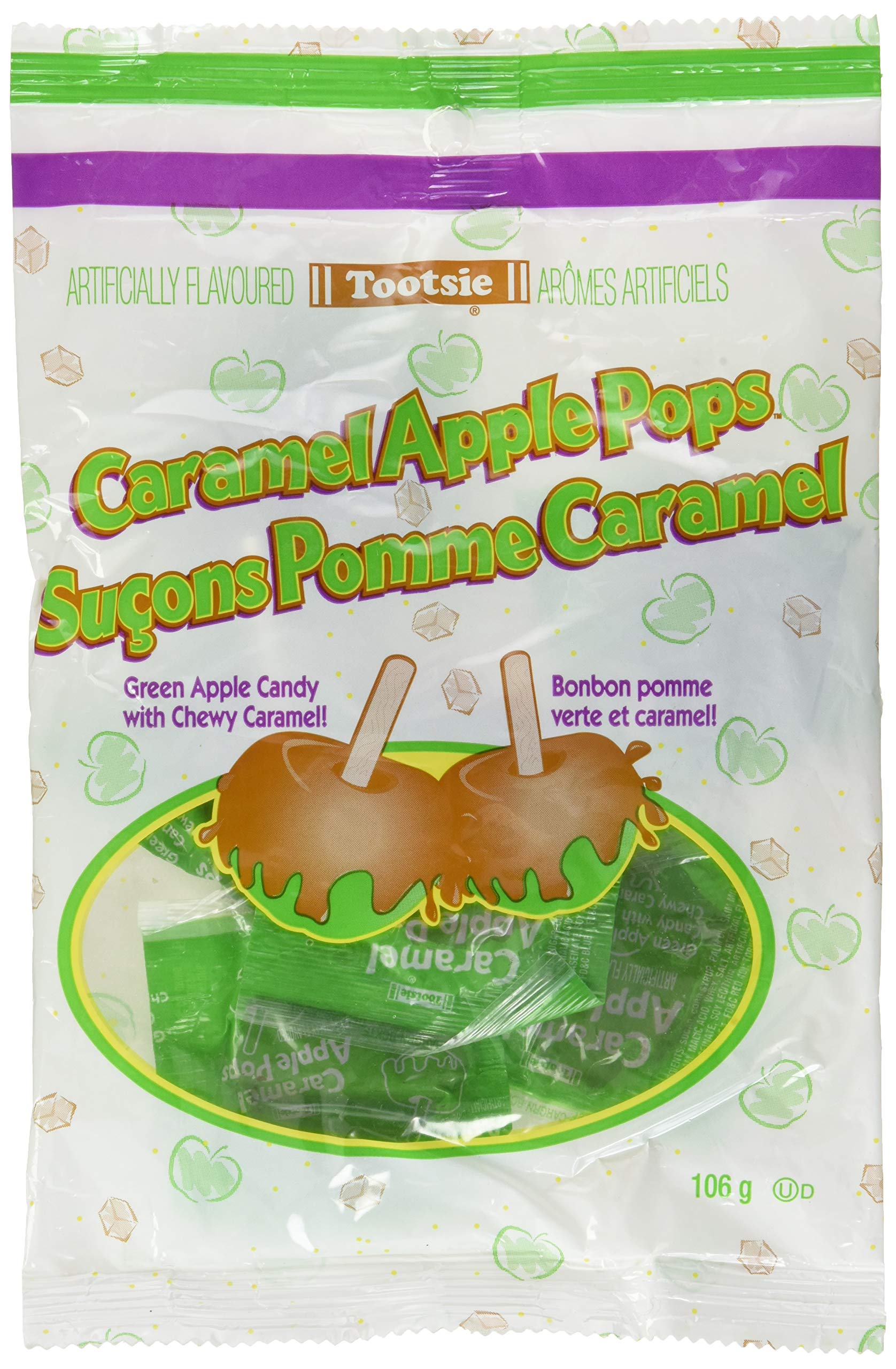 CARAMEL APPLE POPS - 3 Packs of 6/Bag Lollipop Suckers : Amazon.ca