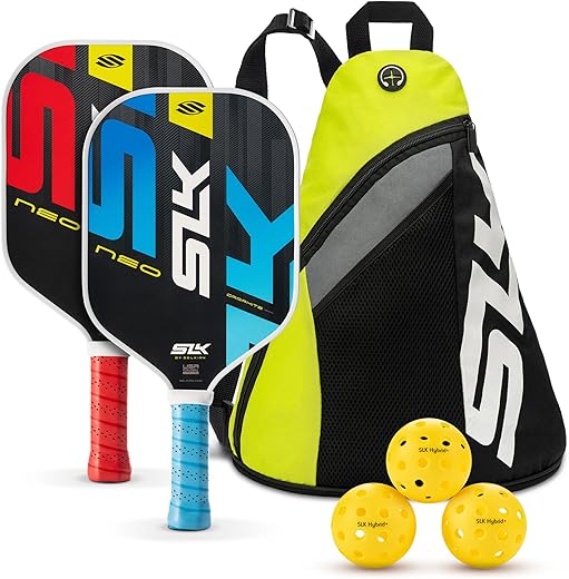Selkirk Sport SLK Pickleball Paddles Set of 2 | Designed in The USA | Choose The SLK Neo Graphite, SLK Neo Fiberglass Pickleball Set or SLK Atlas Pickleball Bundle