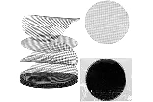 20Pcs 4in Plant Pot Hole Mesh Pad with Fine Draining Drainage Mesh...