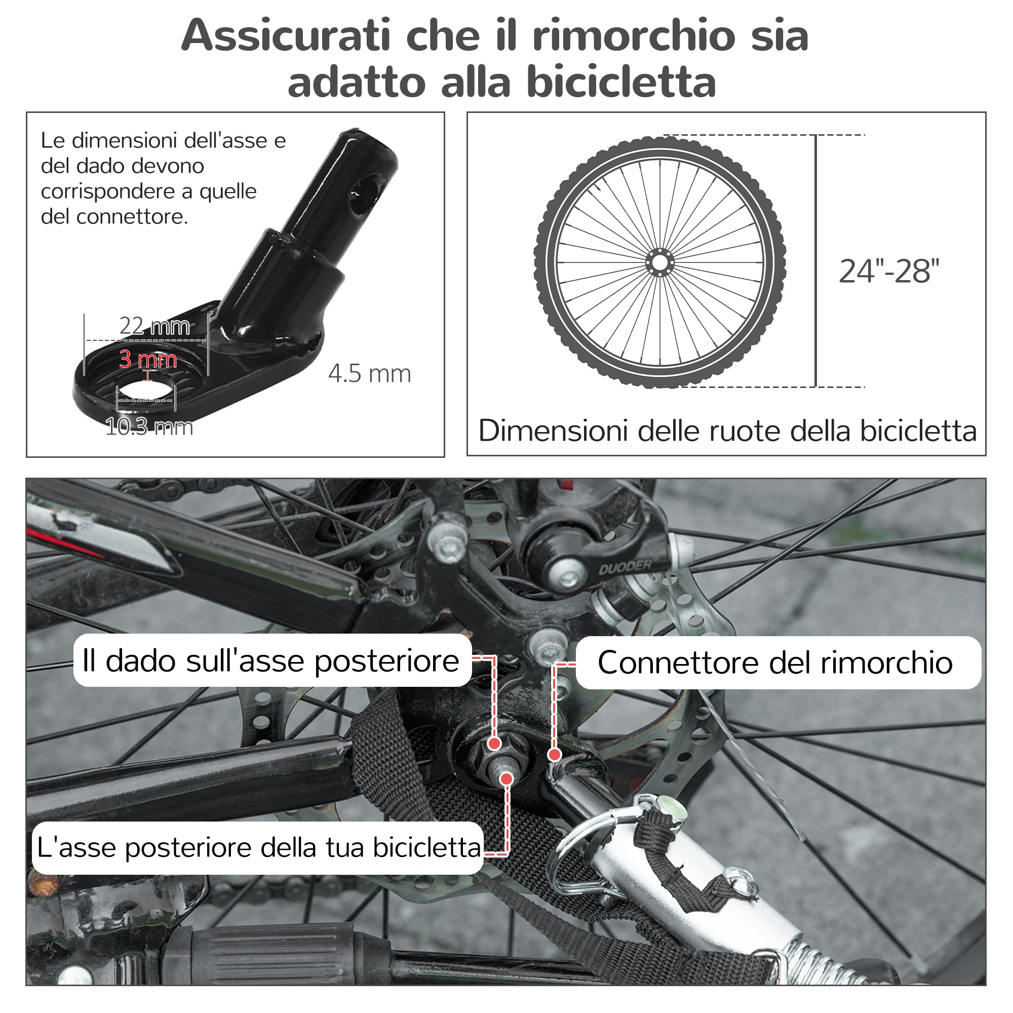 PawHut Rimorchio Bici per Cani 2 in 1 con 2 Ingressi e Tasche Portaoggetti, Passeggino per Cani 30kg max in Acciaio e Tessuto Oxford, Blu