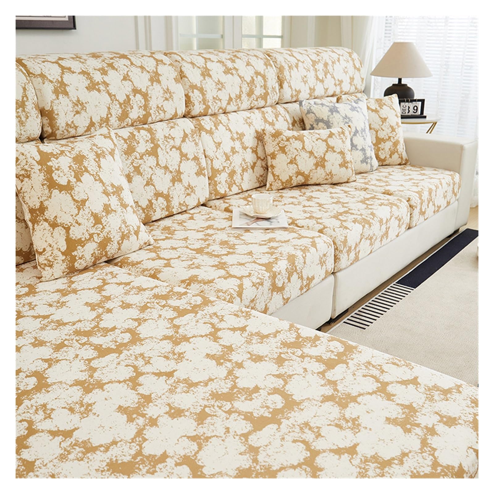 Housses de canapé en Velours extensible pour dossier medium style 7