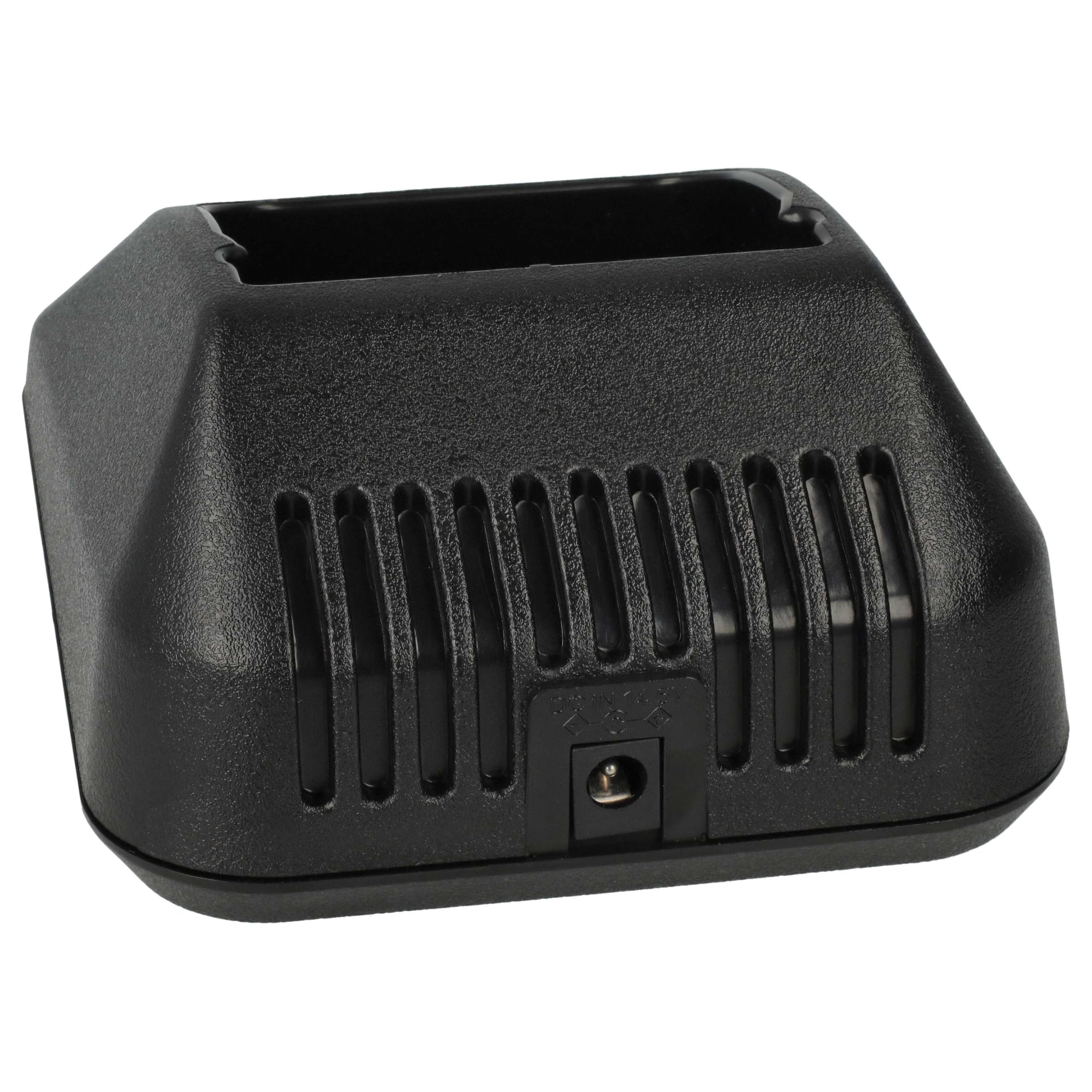 vhbw Chargeur Compatible avec Kenwood KNB-52N, PB-43N, PB-43H Batteries de Radio - Socle + Prise, 9,4 V, 0,4-0,8 A
