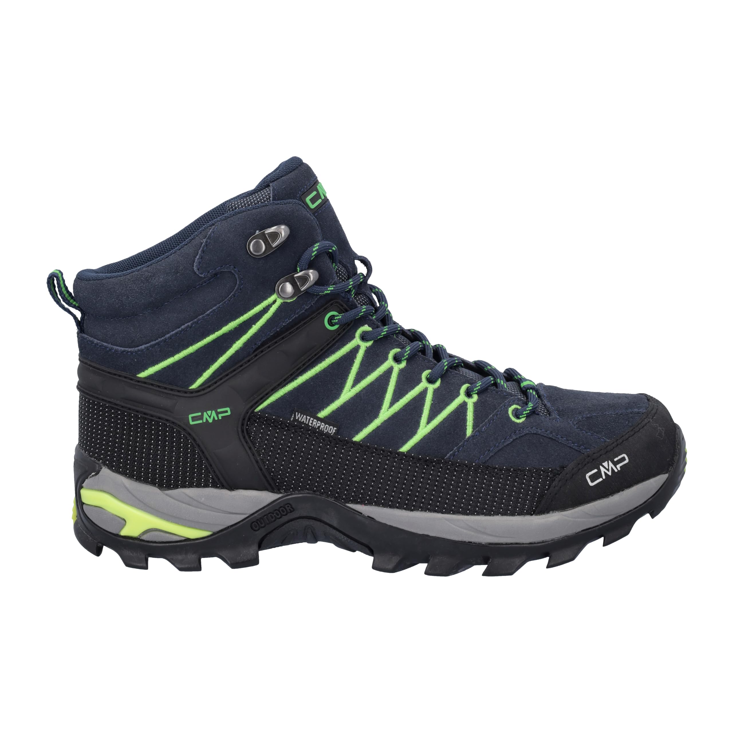 CMP Men's Rigel Mid Trekking Shoe Wp Trekking Shoes, Blue B Blue Gecko 51ak, 10.5 UK