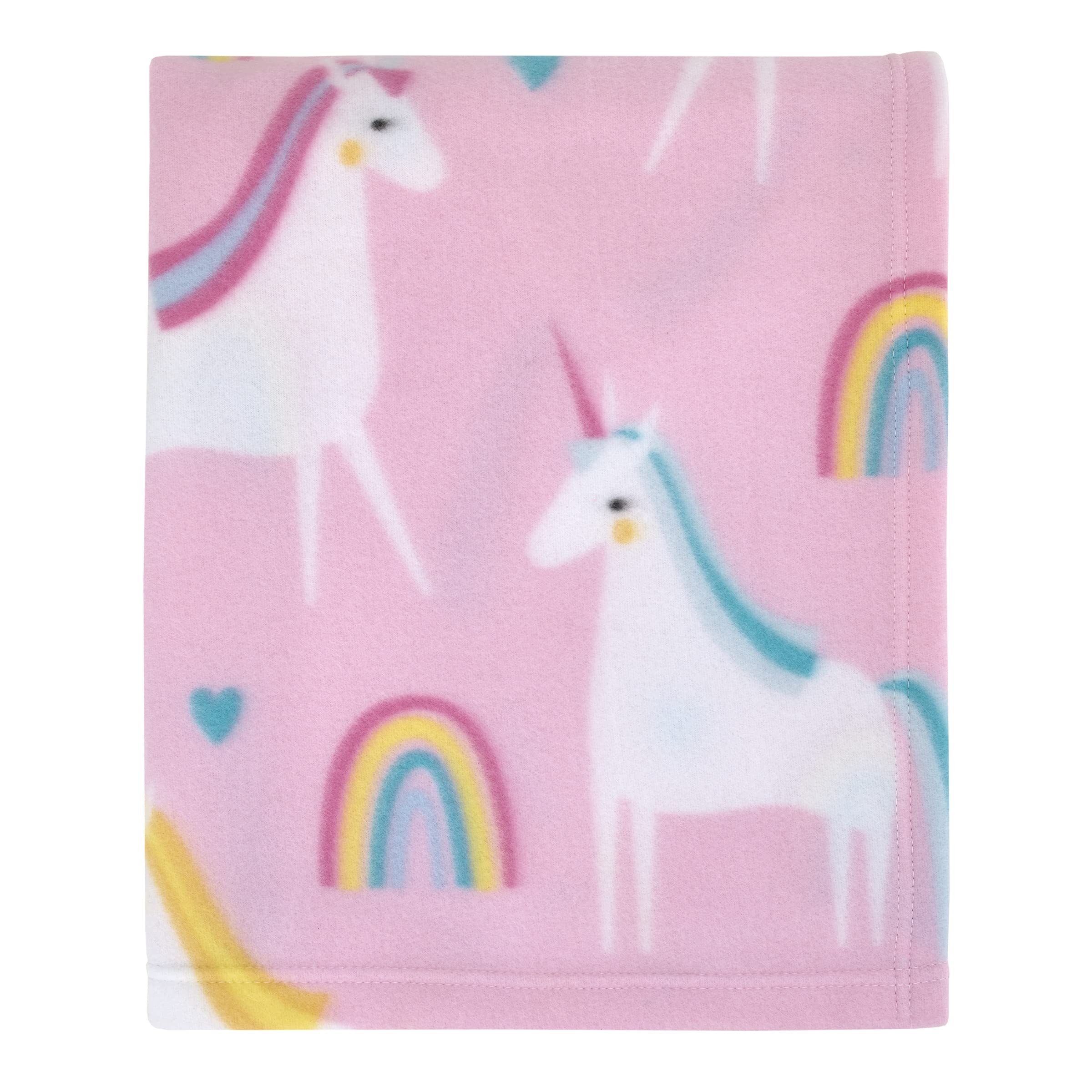 Couverture pour tout-petit lavable en machine pour peau sensible motif arc-en-ciel
