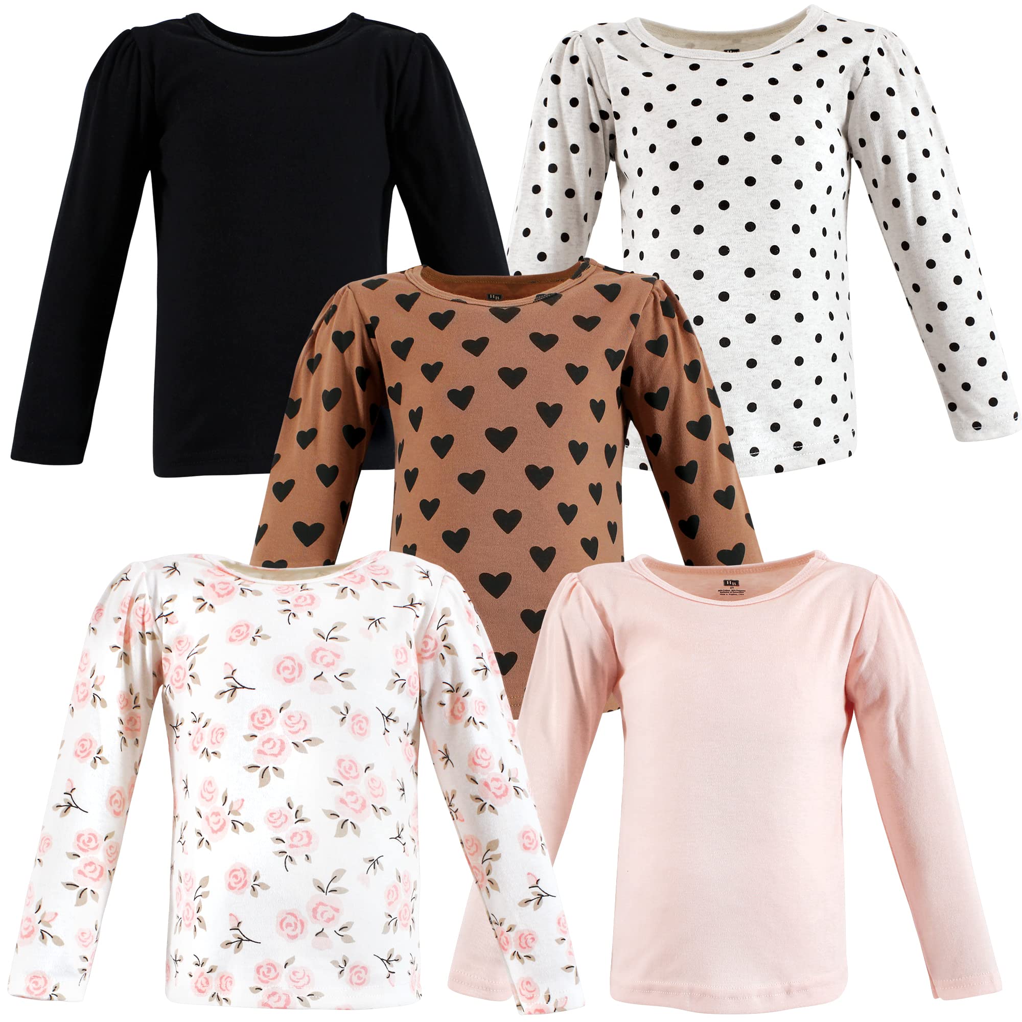 Hudson Baby Baby-Girls Long Sleeve T-Shirts