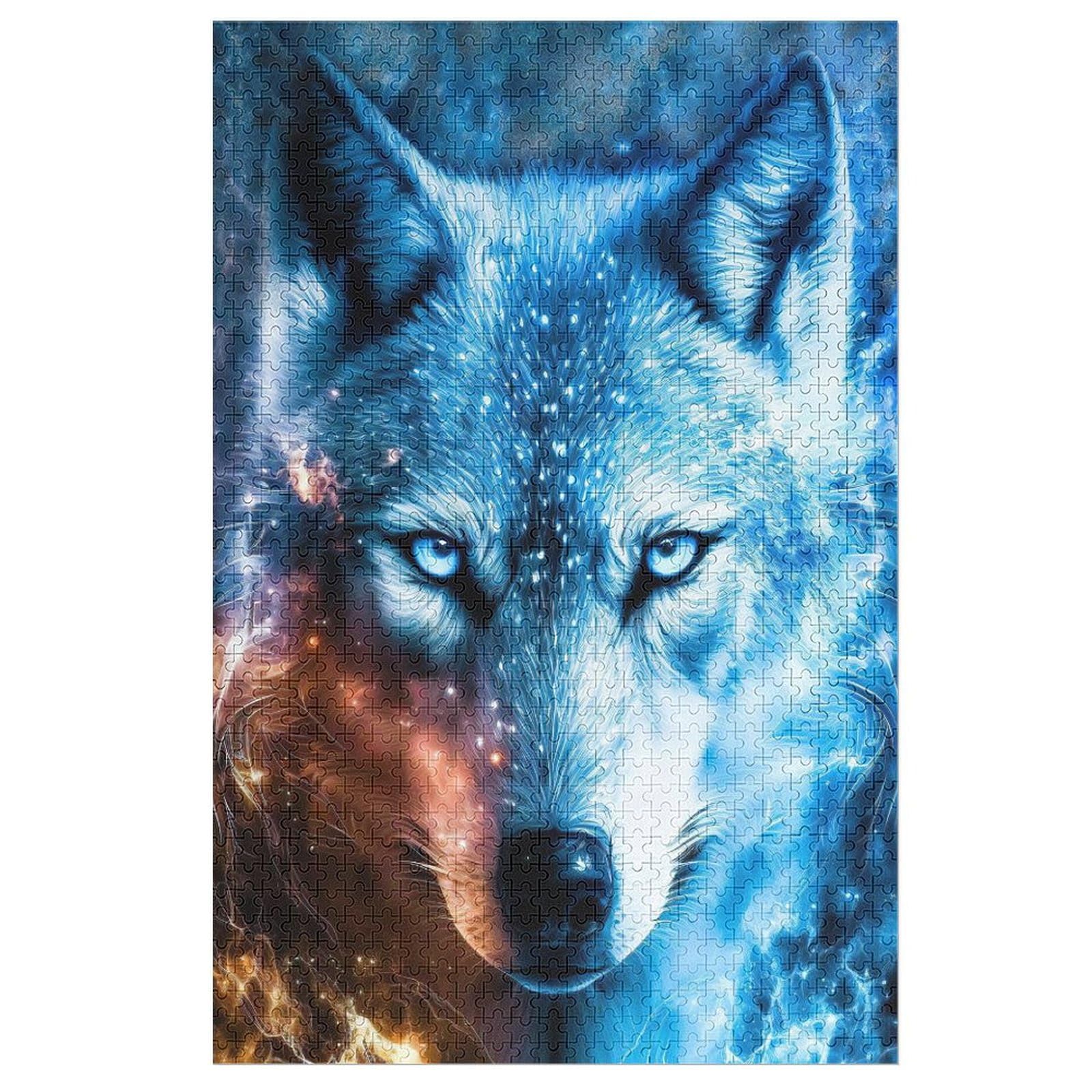 Wolf Erwachsene Kinderpuzzle Puzzle 2000 Teile Puzzle Educational Spielzeug Spiel Familiendekoration 70x100cm