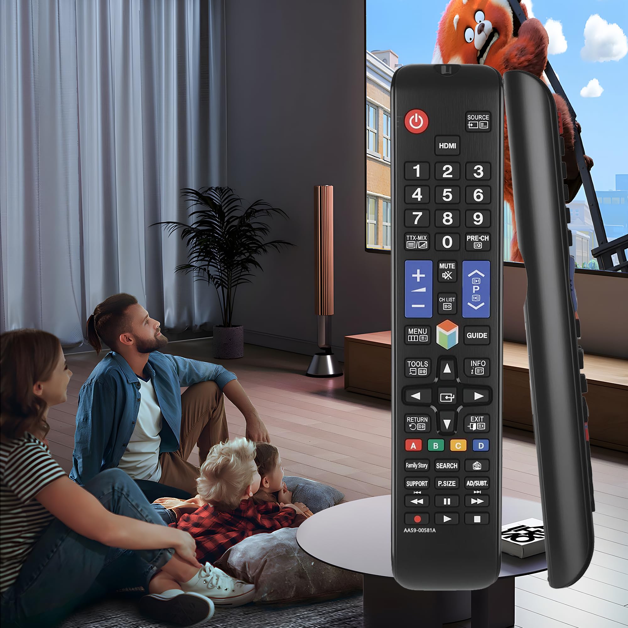 Nowy wymienny pilot AA59-00581A do Samsung Smart LCD LED TV AA59-00582A AA59-00580A - Nie ma potrzeby regulacji