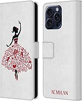 Vista 78 de Head Case Designs Funda de piel con licencia oficial de AC Milan Dream Big Children compatible con Apple iPhone 13 Mini