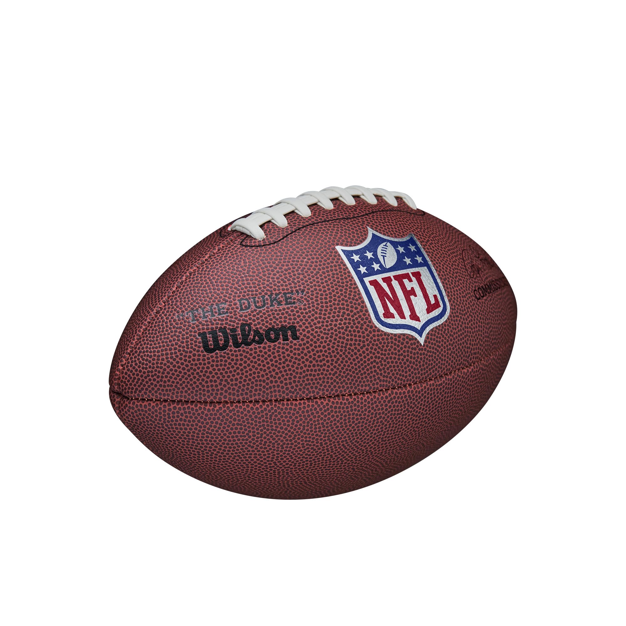 Wilson, Palla da Football Americano NFL Duke Replica, Pelle composita, Dimensioni Ufficiali, Marrone, WTF1825XBBRS