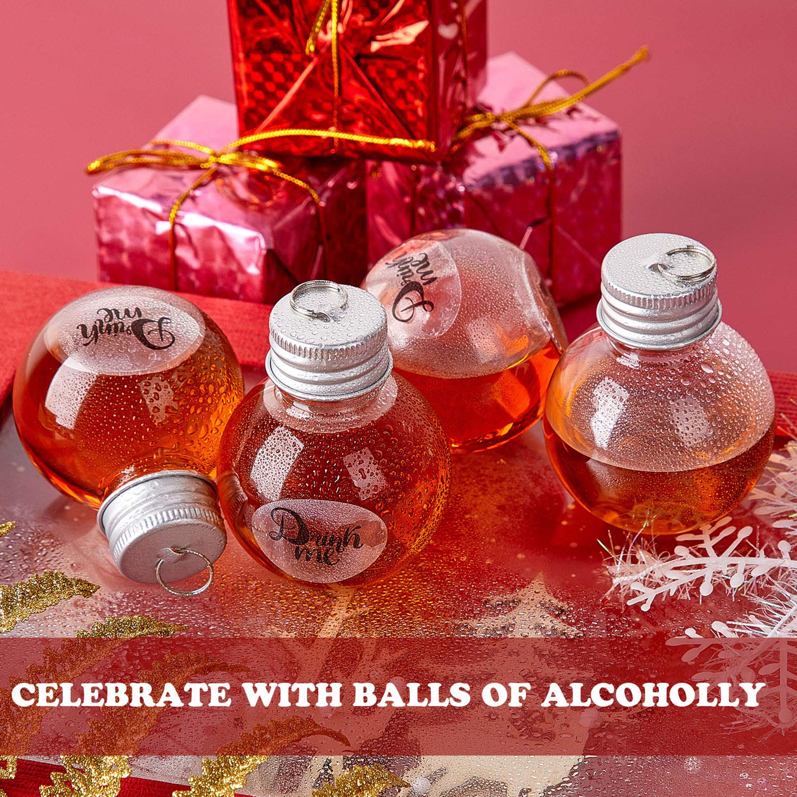 Liquid fillable christmas baubles Clearance