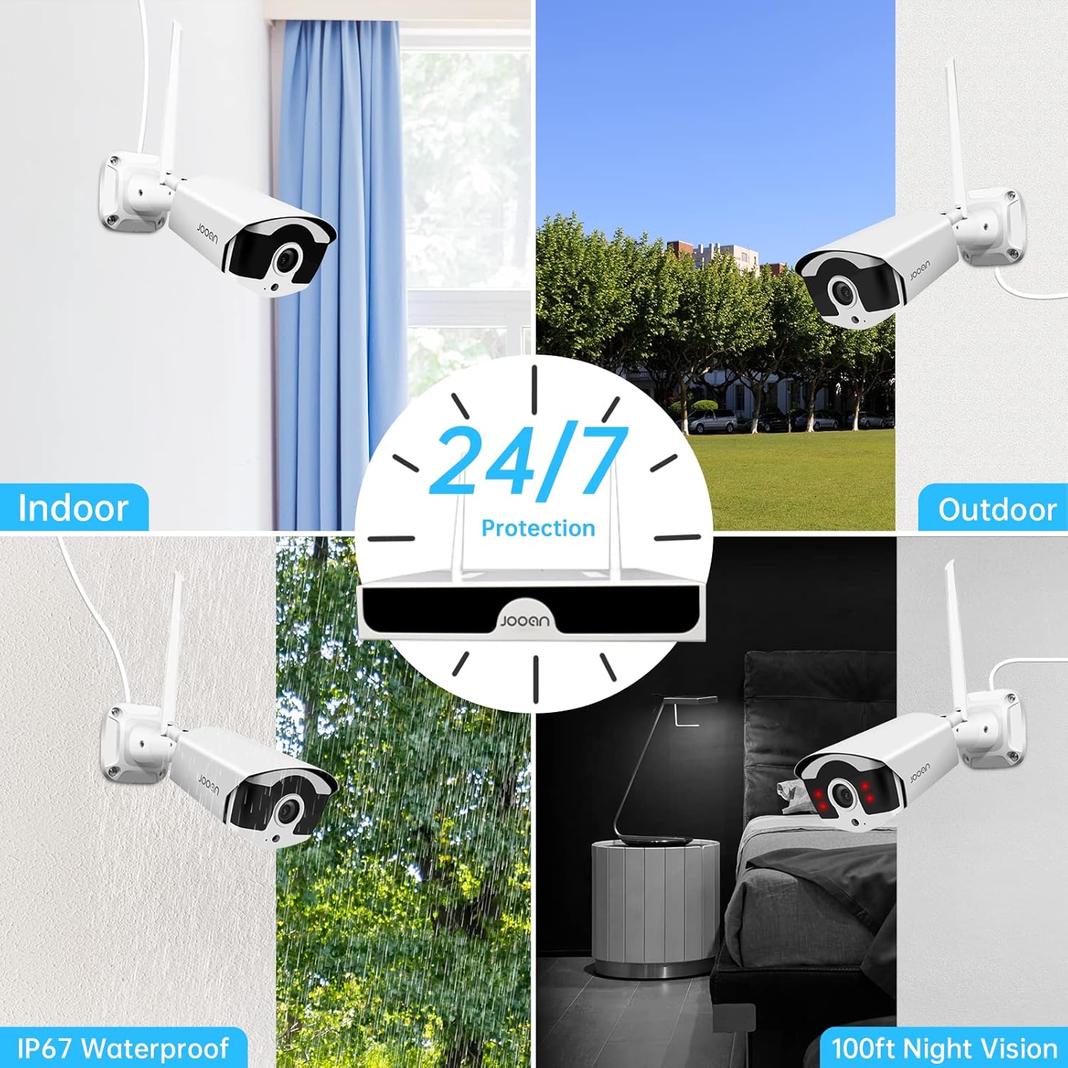 Limited Discount JOOAN 3MP Security Camera System Wireless,8CH NVR 1296P Security System(Clear Than 1080P) with Audio,Great Night Vision, Motion Detection Email Alarm Flash Deals - 60% OFF JOOAN 3MP Security Camera System Wireless,8CH NVR 1296P Security System(Clear Than 1080P) with Audio,Great Night Vision, Motion Detection Email Alarm