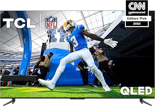TCL Smart TV QLED 4K de 55 pulgadas Serie Q6 con Google TV (55Q650G, Modelo 2023) Dolby Vision, Dolby Atmos, HDR Pro+, Acelerador de juego para