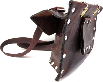 Messenger/Camera/Laptop/Tablet Bag APERTURE in Vintage Leather and Rivets