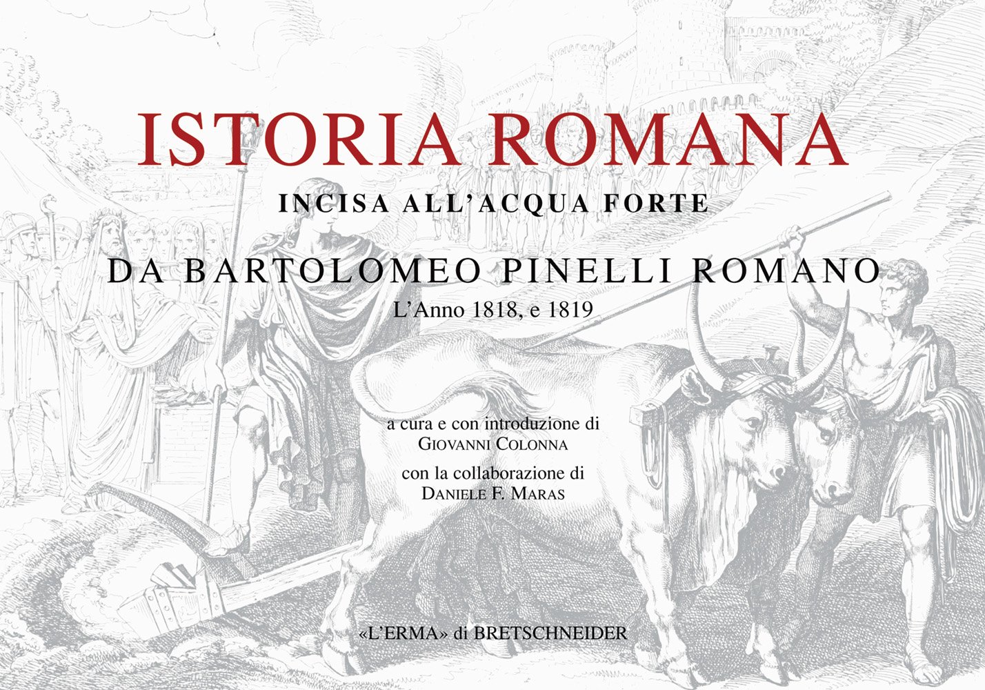 Istoria Romana Bartolomeo Pinelli Roma 1891 livre d'art ancien