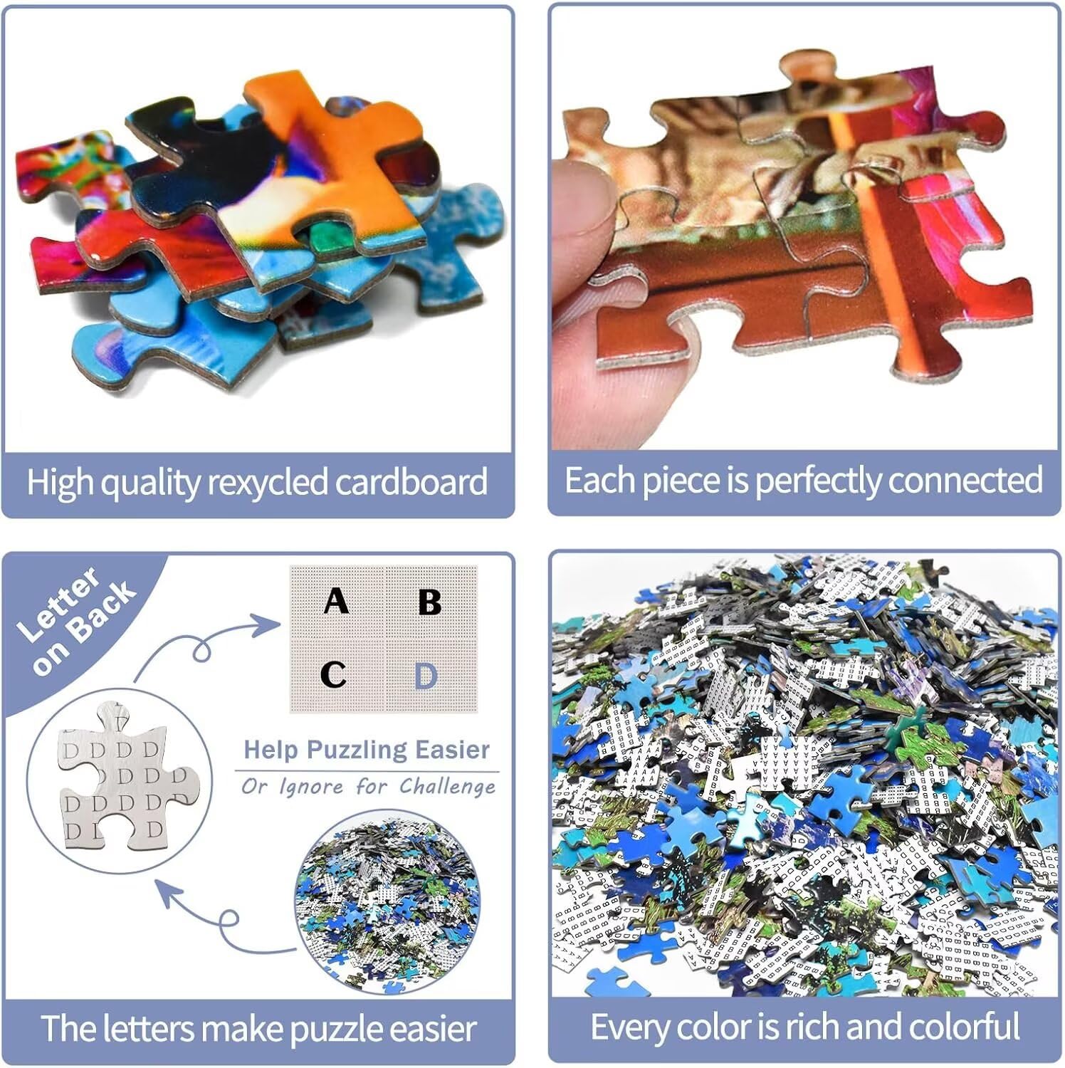 Puzzle 1500 Stück Jigsaw Puzzles für Erwachsene Jungfrau des Kindes Puzzle Herausfordernde Familie Aktivität Spiele pädagogisch, Stressabbau, Bunte DIY Puzzles Handwerk für Home Decor Geschenke b-242