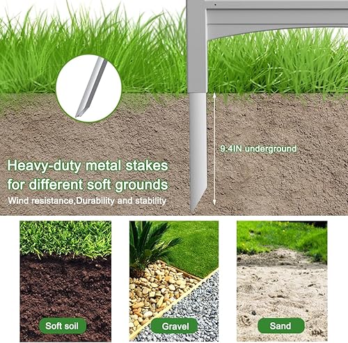 Miniatura 4 de KINYING 4 paneles de pantalla de privacidad para valla de aire acondicionado, equipo de piscina, cubo de basura para exteriores, kit de paneles de