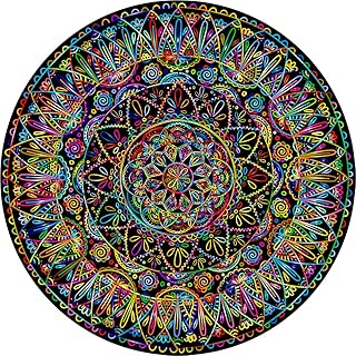 Bgraamiens Rainbow Lines Mandala Puzzle - Hard Adults Puzzle (Mandala in Rainbow Lines)
