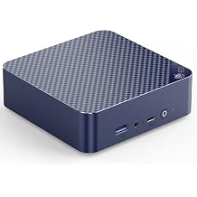 Beelink EQ13 Mini PC, Intel N100 up to 3.4GHz, 16G DDR4 500G PCIe3.0 SSD,Built-in Power Supply Mini PC,Support Dual LAN, WiFi6, BT5.2, USB3.2, 4K@60hz Dual HDMI Display Micro PC Home/Office