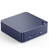 Beelink EQ13 Mini PC, Intel N100 (up to 3.4GHz), 16G DDR4 500G PCIe3.0 SSD,Built-in Power Supply Mini PC,Support Dual LAN, WiFi6, BT5.2, USB3.2, 4K@60hz Dual HDMI Display Micro PC Home/Office