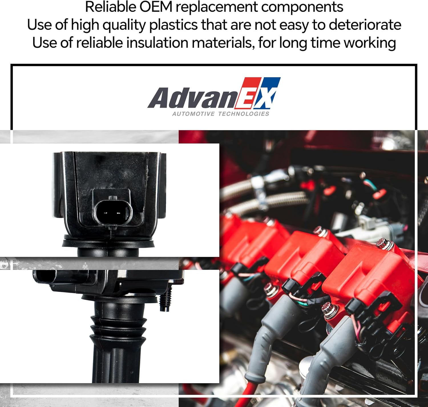 Ignition Coil UF648 0221504032 Compatible with Chrysler 300, Dodge Avenger Challenger Charger Durango, Jeep Cherokee Wrangler, Ram 1500 C/V ProMaster, 6 PCS, C1791