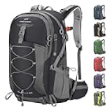 Hiking Backpack,Camping Backpack,40L Waterproof Hiking Daypack with Rain Cover,Lightweight Travel Backpack,Black