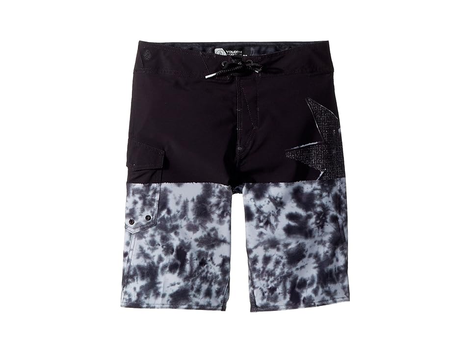 

Volcom Kids Lido Block Mod Boardshorts (Big Kids) (Black Combo) Boy's Swimwear