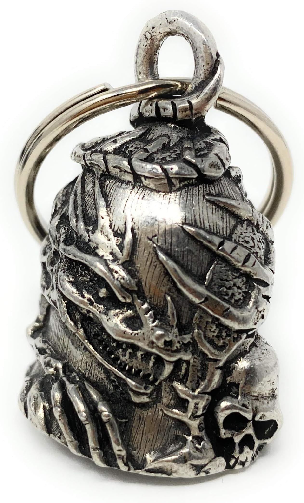 Skull Dragon Bell - Biker Bell Accessory or Key Chain for Good Luck on the Road