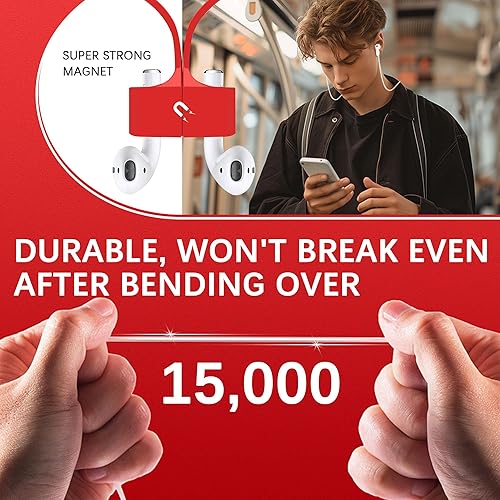 Miniatura 2 de Ultra Strong Magnetic AirPods Straps,Neck Rope Cord,Anti-Lost Straps for Airpods 4,3,2,1&Airpods Pro 21