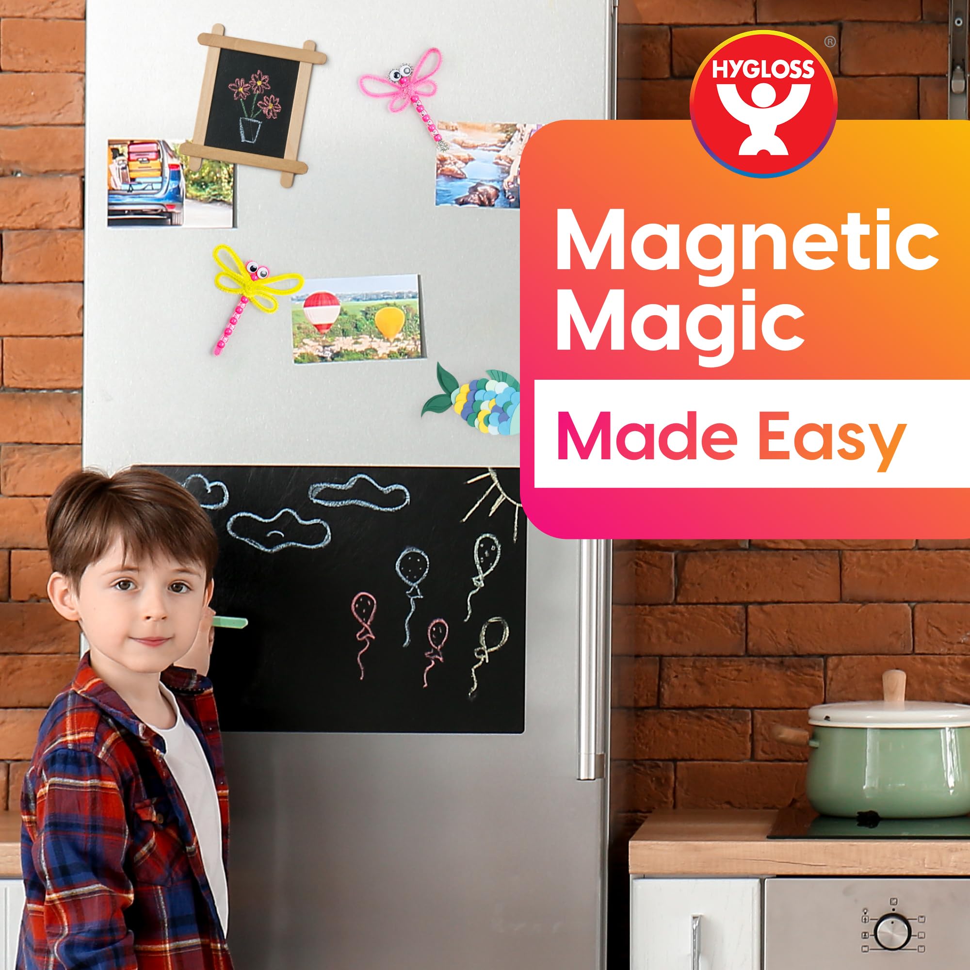 Hygloss Puntos magnéticos autoadhesivos de 3/4 Pulgadas, círculos magnéticos para Manualidades, aulas y refrigeradores, Paquete de 400 Unidades