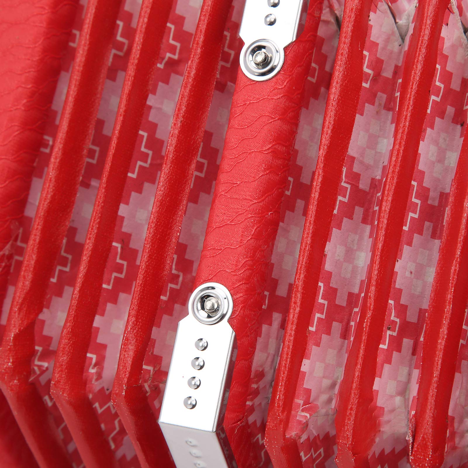 Instrument portable Concertina Concertina 3 couleurs, pour la musique(red)