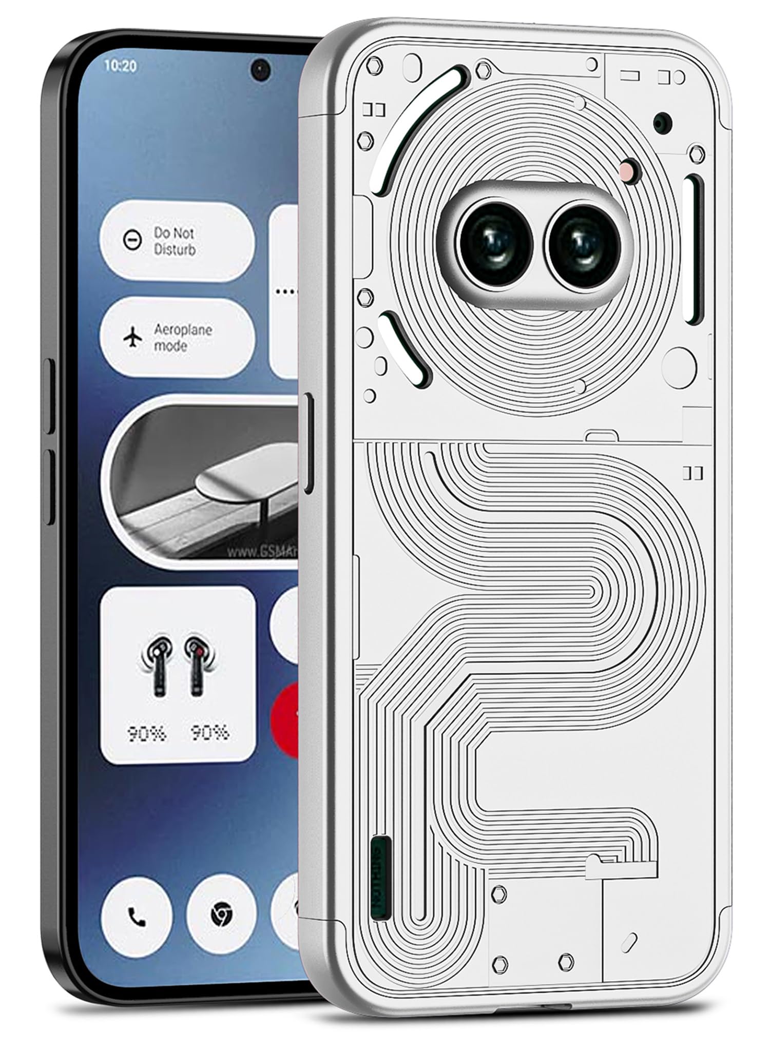 Kapa Double Dip Full 360 Protection Back Case Cover for Nothing Phone 2A / 2A Plus (Silver) (B0D2DC4HVH) Amazon Price History, Amazon Price Tracker