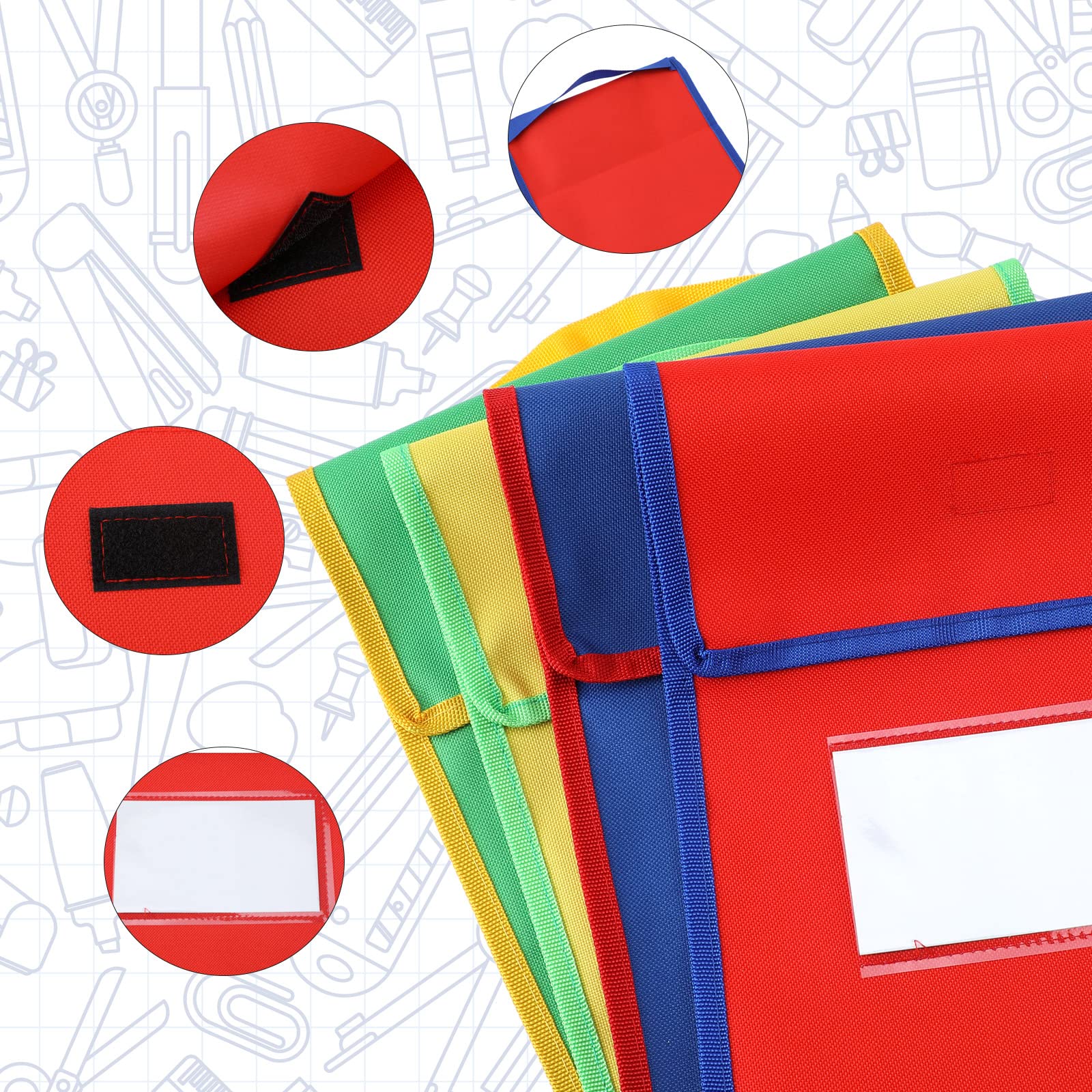 Amazon.com : Book Bags for Classroom Medium Book Pouches