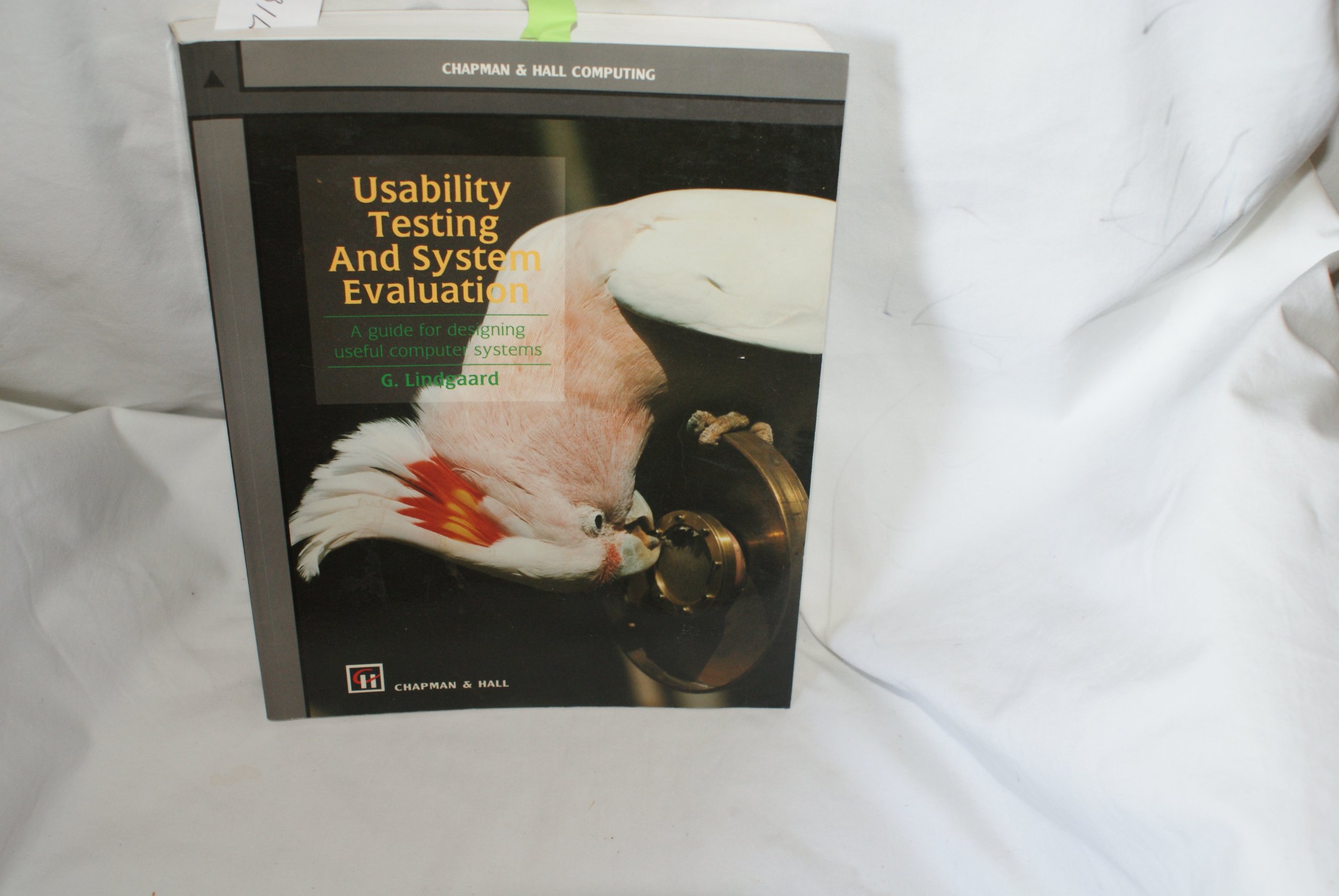 Usability Testing and System Evaluation: A Guide for Designing Useful Computing Systems: A Guide for Designing Useful Computer Systems (Chapman & Hall Computing)